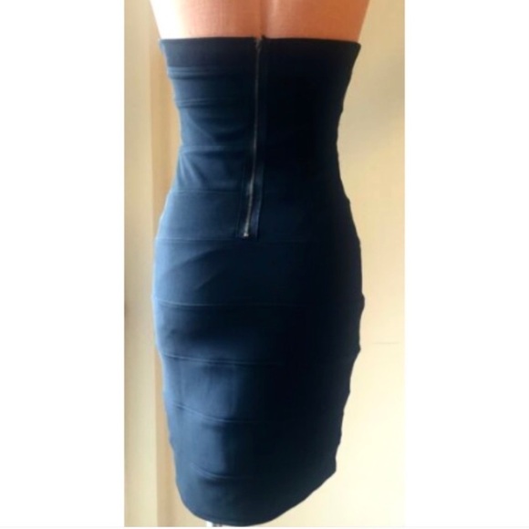 UMGEE U.S.A. Strapless Dress, Sweetheart Neckline, navy - Picture 2 of 6